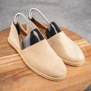 Miz Mooz Suede Espadrille Flats Carmena Tan Size EU 39 US 8.5-9